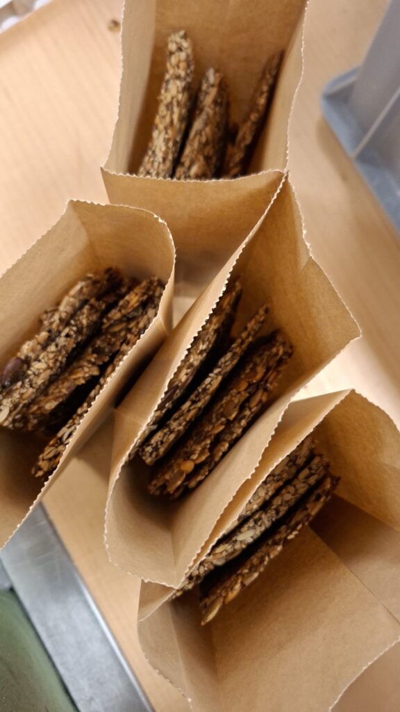 Biologische zaden en pitten crackers